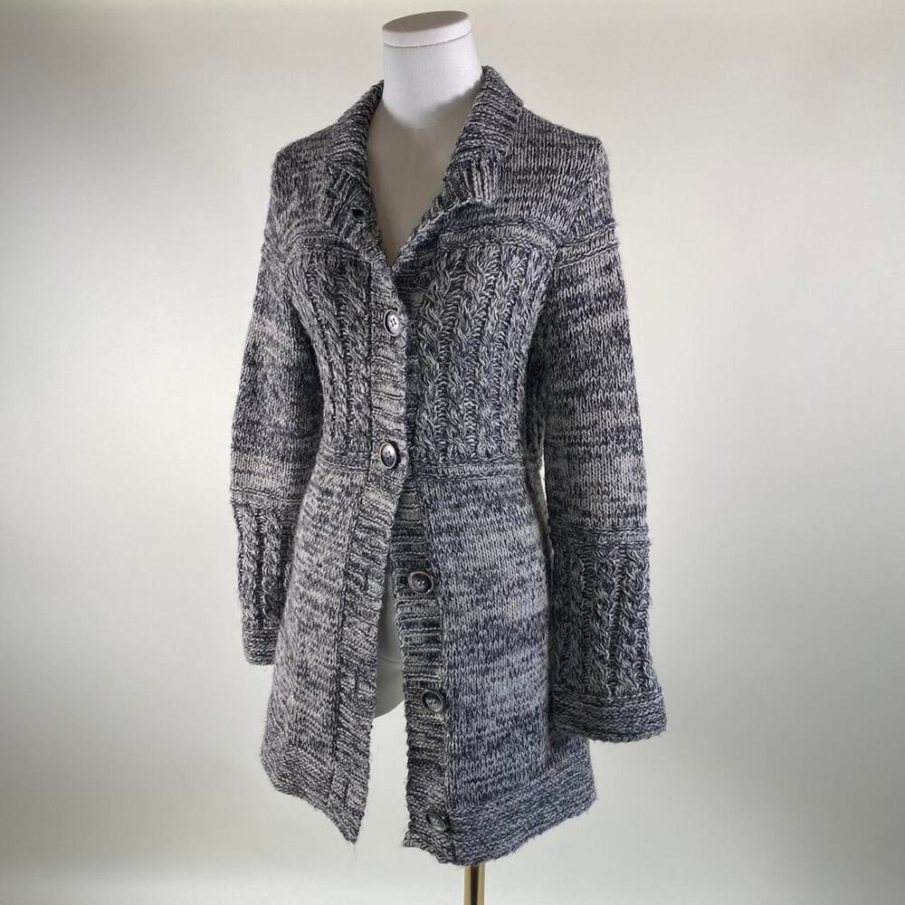 Vintage grey knit jacket